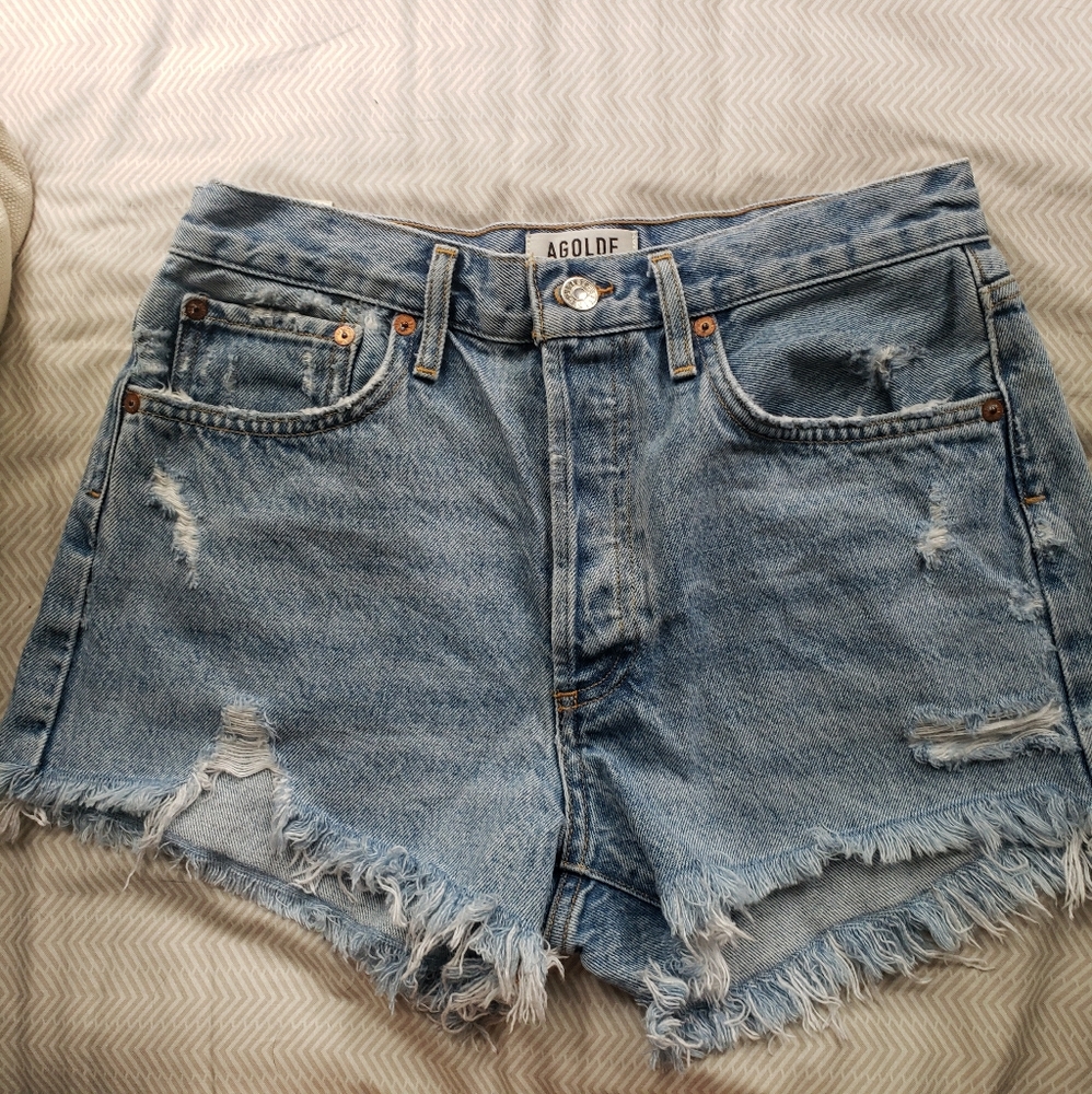AGOLDE Parker vintage cutoff shorts in swapmeet